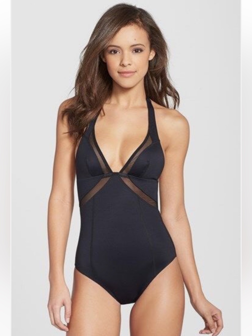 NWT Vitamin A Scuba Halter Maillot Size S